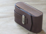 Rex razor case in Black Walnut