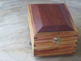Shaving box (Teak and Mahogany)