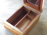 Shaving box (Teak and Mahogany)