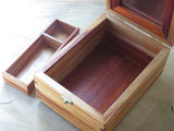 Shaving box (Teak and Mahogany)