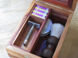 Shaving box (Teak and Mahogany)