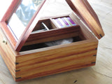 Shaving box (Teak and Mahogany)