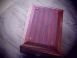 Shaving box (Teak and Mahogany)