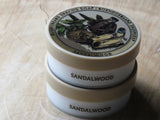 Sandalwood shaving soap.