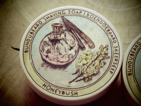 Honeybush shaving soap.