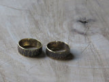 Hammered coin ring sets