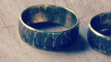 Hammered coin ring sets