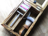 Shaving box (Unknown wood)