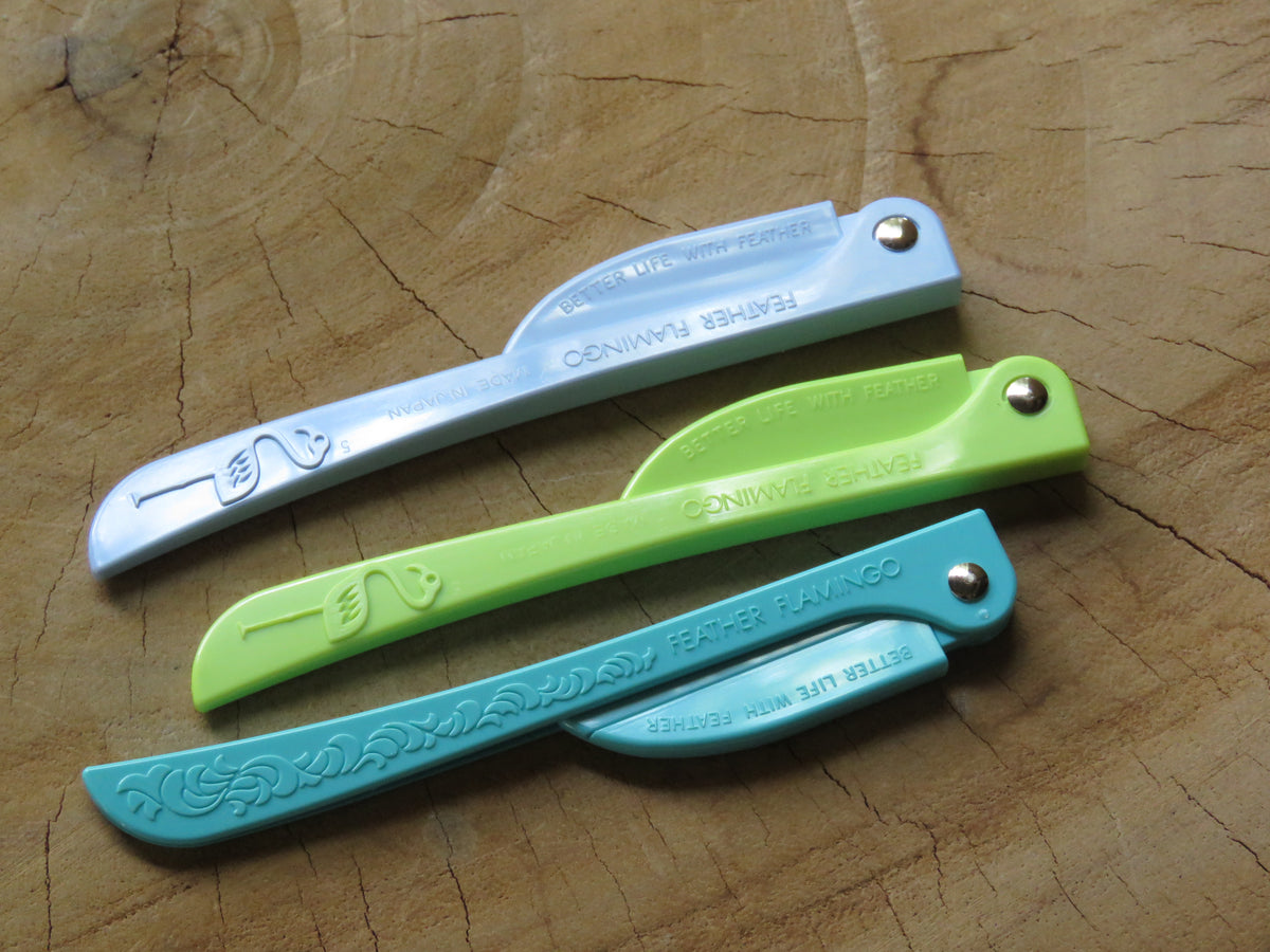 Flamingo folding face razor – Bundubeard