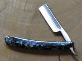 Straight Razor. Gold Dollar R11 Black and pearl.