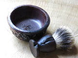 Mpingo Lathering bowl/shaving soap bowl - Bundubeard