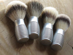 Aluminium 'Hive' shaving Brush