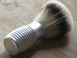 Aluminium 'Hive' shaving Brush