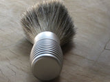Aluminium 'Hive' shaving Brush