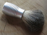 Aluminium 'Hive' shaving Brush