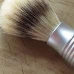 Aluminium 'Hive' shaving Brush
