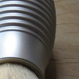 Aluminium 'Hive' shaving Brush