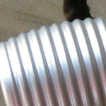 Aluminium 'Hive' shaving Brush