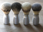 Aluminium 'Hive' shaving Brush