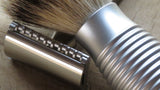 Aluminium 'Hive' shaving Brush