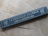 Vintage JA Henckels and Co straight razor (VR62)
