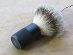 Aluminium knurl shaving brush