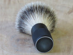 Aluminium knurl shaving brush