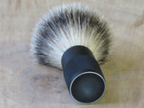 Aluminium knurl shaving brush