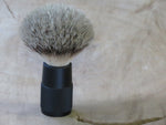Aluminium knurl shaving brush