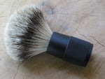 Aluminium knurl shaving brush