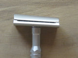 Pearl L-65 semi slant safety razor with stainless steel handle