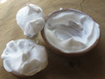 Vanilla shaving soap.