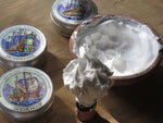 The Spicy Trio shaving soaps and post shave balm series