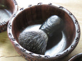 Mpingo Lathering bowl/shaving soap bowl