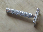 The META-4 Safety Razor | Flare Tip Series | 316 L Stainless | Clog Proof (UR17)