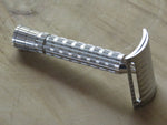 The META-4 Safety Razor | Flare Tip Series | 316 L Stainless | Clog Proof (UR17)