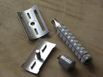 The META-4 Safety Razor | Flare Tip Series | 316 L Stainless | Clog Proof (UR17)