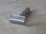 Yaqi aggressive head razor with Stainless steel Razorock super knurl handle (UR13)