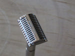 Yaqi aggressive head razor with Stainless steel Razorock super knurl handle (UR13)