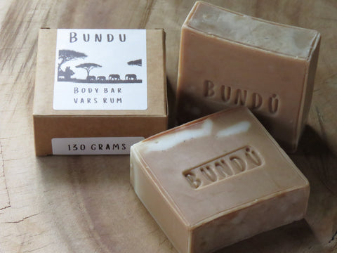 'Bundu' Body soap 130g (fits square aluminium soap box)