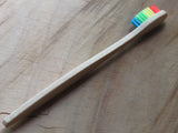 The rainbow bristle toothbrush