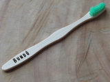 The profiled bamboo toothbrush
