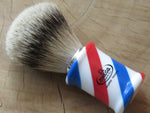 Omega '6735' Barberpole 'Puro tasso' (pure badger) brush