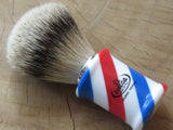 Omega '6735' Barberpole 'Puro tasso' (pure badger) brush