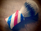 Omega '6735' Barberpole 'Puro tasso' (pure badger) brush