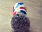 Omega '6735' Barberpole 'Puro tasso' (pure badger) brush