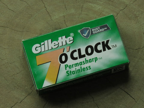 Gillette 7 O'Clock Perma Sharp Green