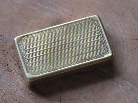 Gillette razor blade case (Brass)