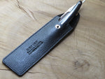Parker straight razor pouch in black