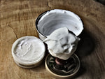 Sandalwood shaving soap.